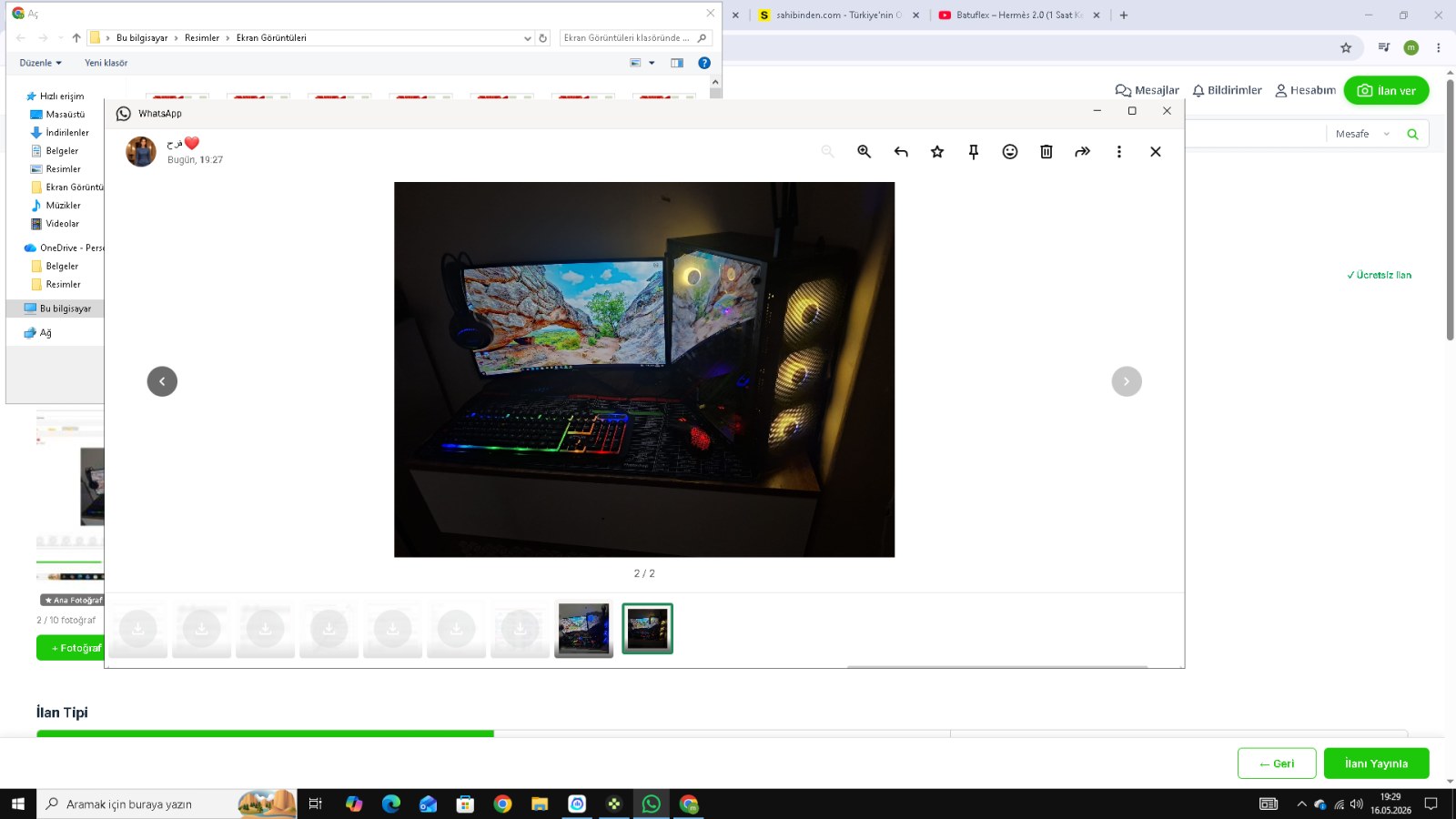 Masa&uuml;st&uuml; PC masa&uuml;st&uuml; gaming bilgisayar  fiyat i&ccedil;in anlaşma vardır iade yoktur