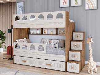 MDF yavrulu ranza geniş alt yataklı konforlu kullanım