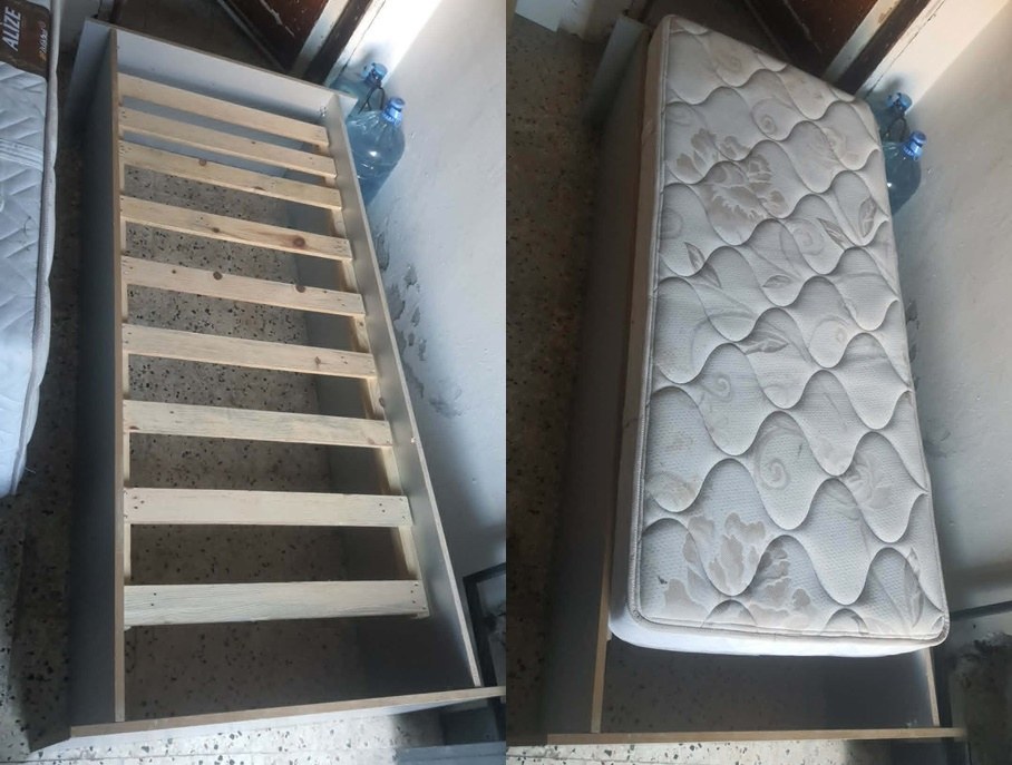Yatak Odası | Yatak Karyola kendi fikir tasarımıyla yapıldı.ortopedik yatak detay